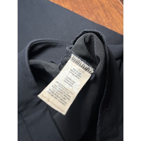 Soft Surroundings Black Straght leg Stretch Pants Sz M - Picture 3 of 6